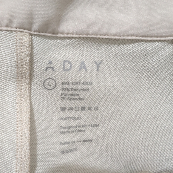 ADAY Portfolio Tailored Pants Oak L Oat - Picture 4 of 9